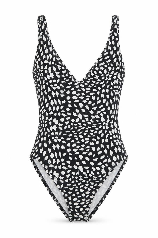 Miss Selfridge Womens Multicoloured Animal Print  Bodysuit One-Piece Size 4