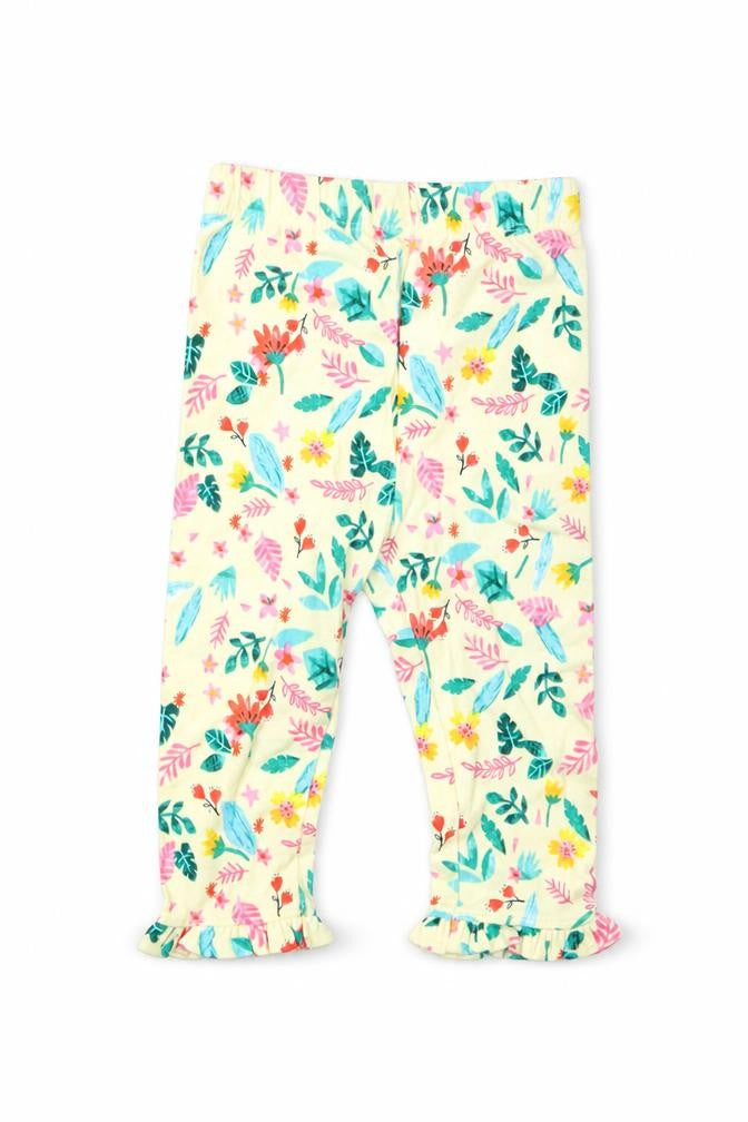 George Girls Ivory Geometric  Cargo Trousers Size 6-9 Months