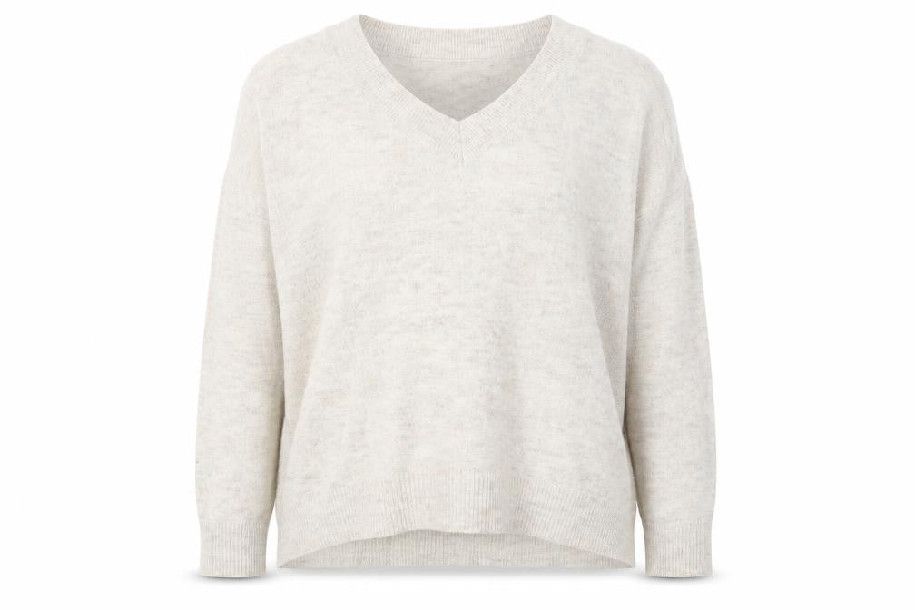 Front view of George women’s beige knit jumper, size XL