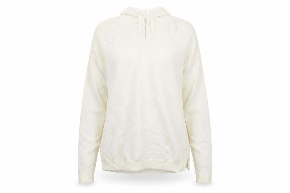 Front view of Peacocks women’s ivory knit jumper, size M