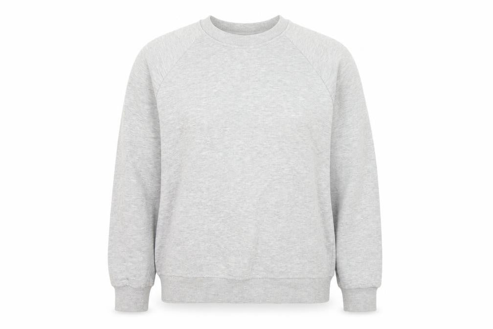 Front view of Primark women’s grey jumper, size UK 10