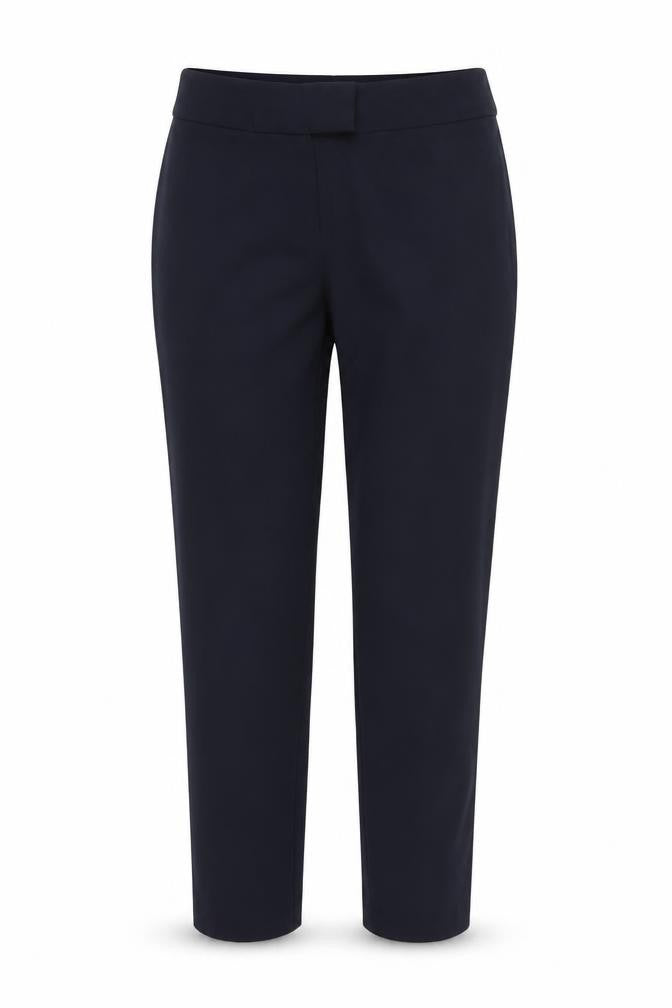 Front view of George women’s blue trousers, size UK 10, 24-inch leg