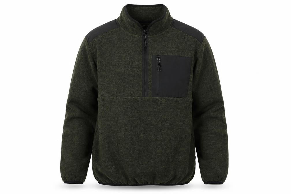 Front view of Primark men’s green jacket, size M