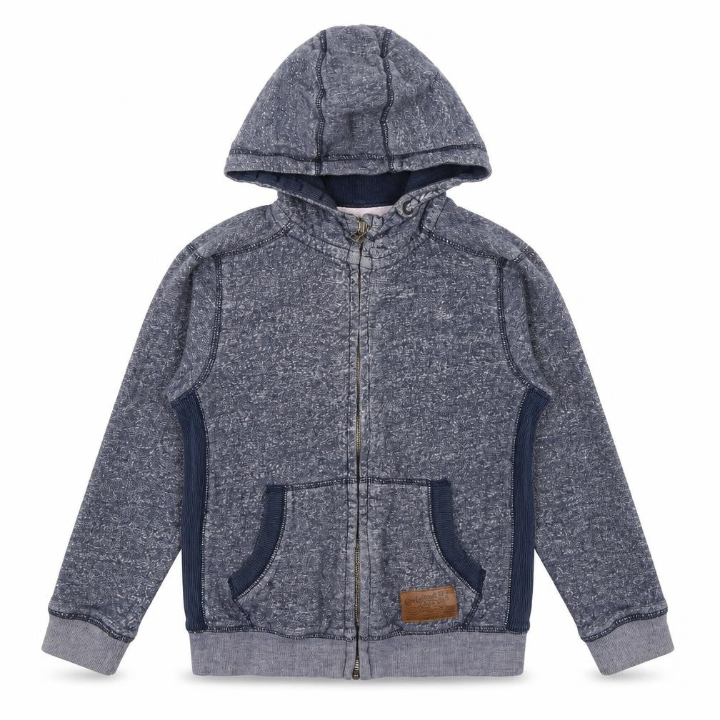 George Boys Blue   Full Zip Hoodie Size 7-8 Years