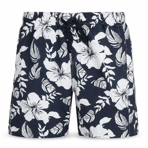 Blue Inc Mens Blue Floral  Athletic Shorts Size XS