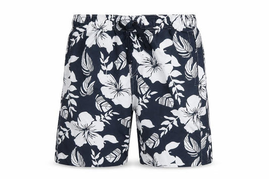 Blue Inc Mens Blue Floral  Athletic Shorts Size XS