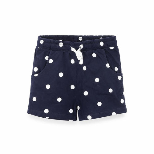 Nutmeg Girls Blue Polka Dot  Culotte Shorts Size 4 Years