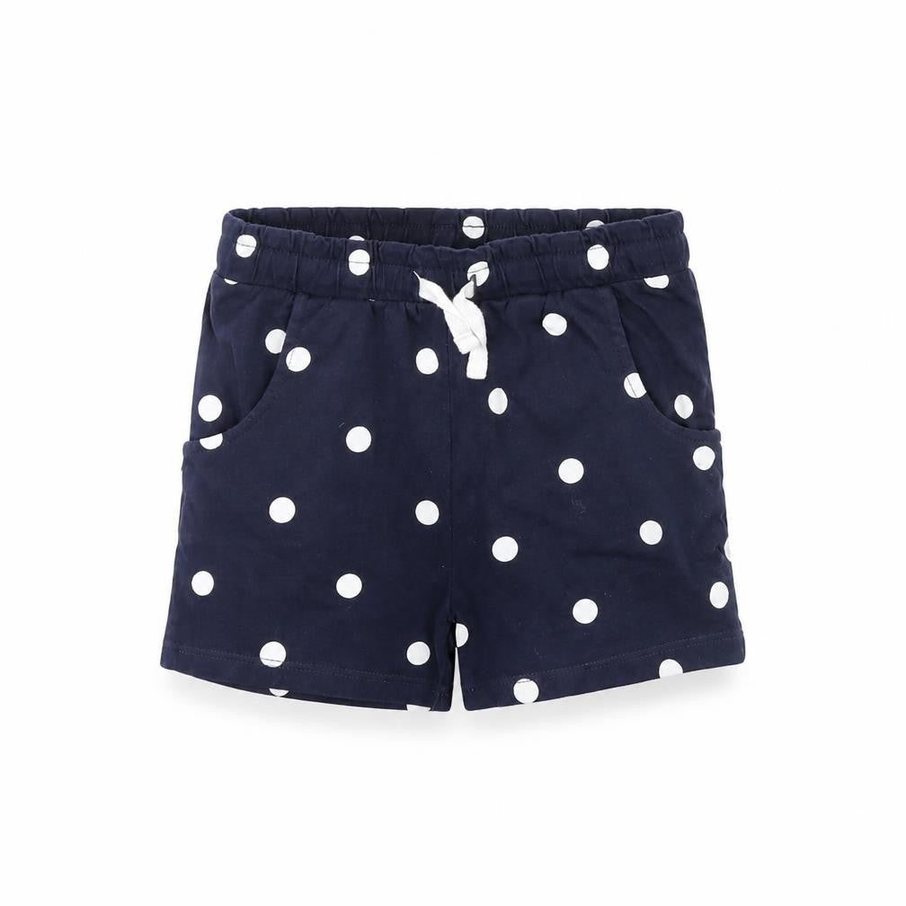 Nutmeg Girls Blue Polka Dot  Culotte Shorts Size 4 Years