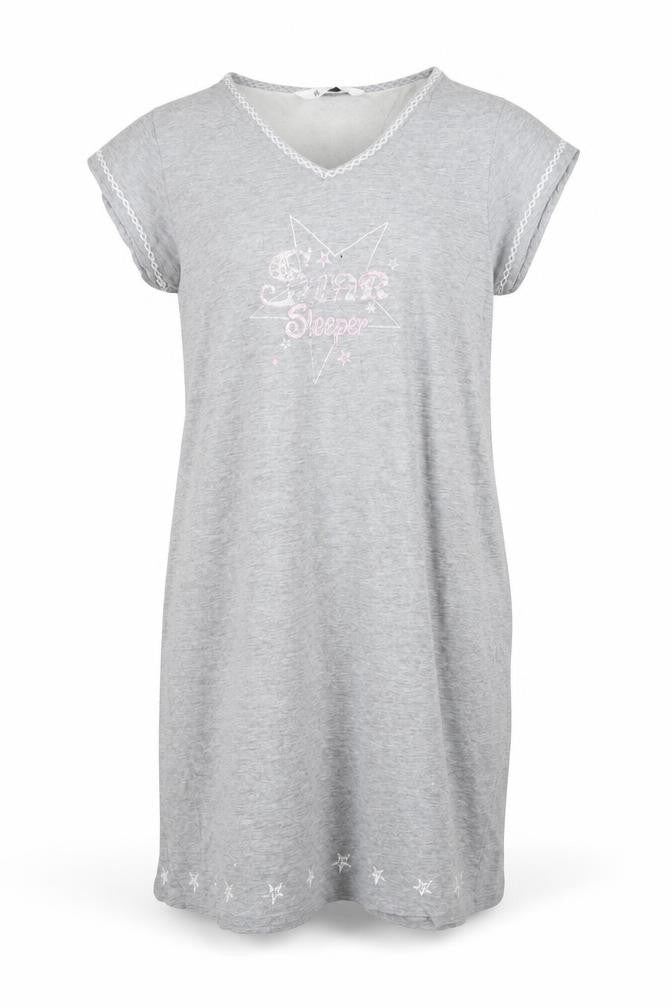 Front view of BHS women’s grey solid cami dress, size UK 12