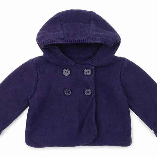 Mini Club Boys Blue  Knit Cardigan Jumper Size 3-6 Months