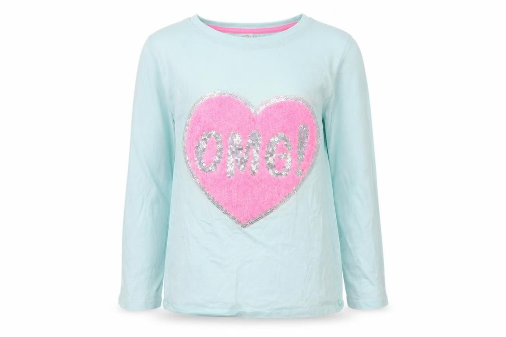 PEP & CO Girls Blue  Jersey Basic T-Shirt Size 10-11 Years  - OMG
