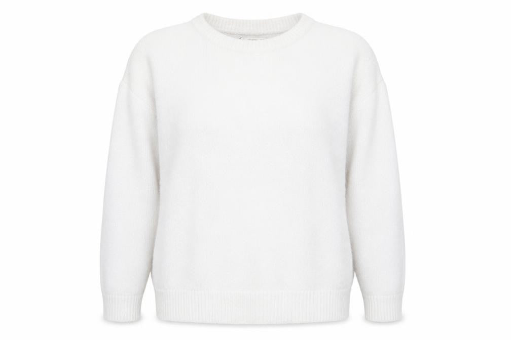 Front view of Stradivarius women’s grey jumper, size UK 8