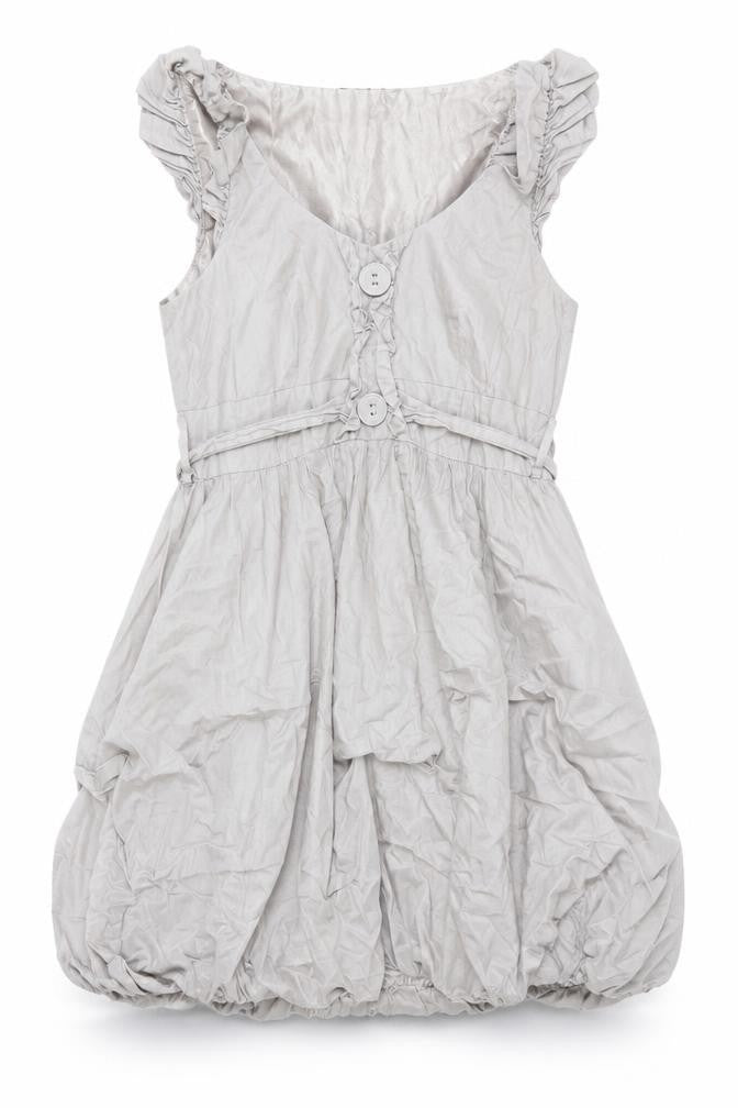 Front view of New Look women’s grey fit & flare, size UK 10