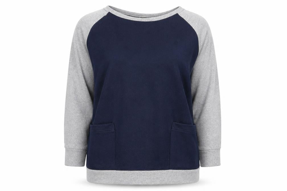 Front view of arista women’s multicoloured jumper, size UK 14