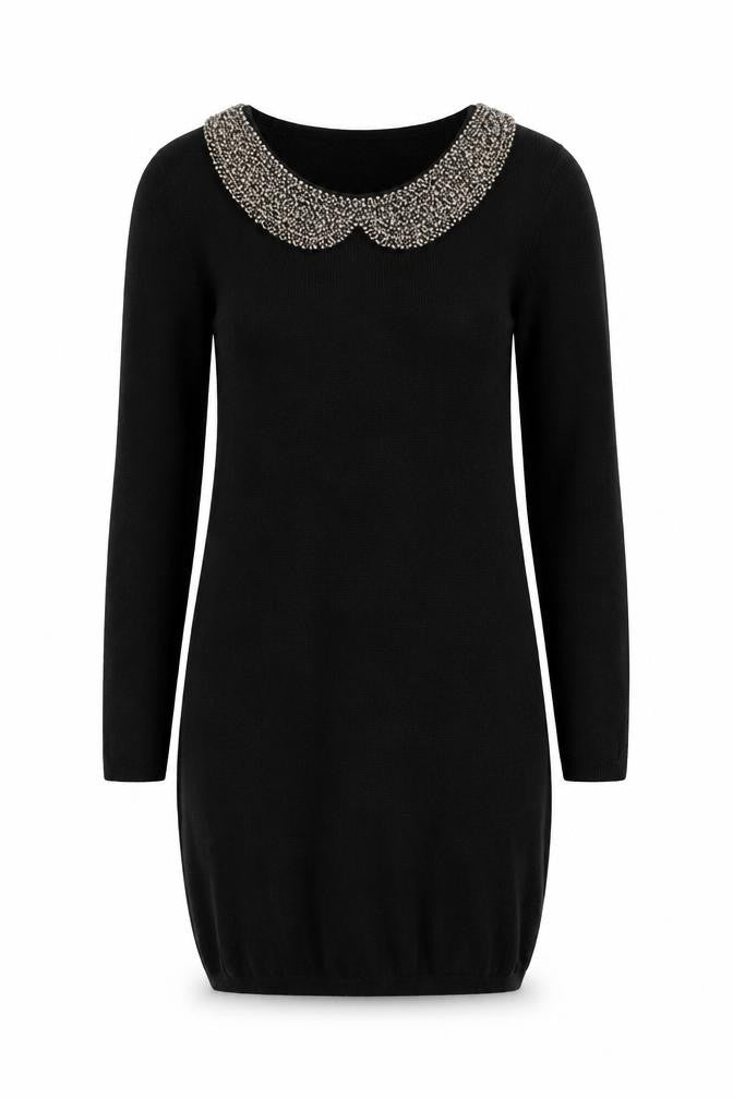 Front view of George women’s black fit & flare, size UK 8