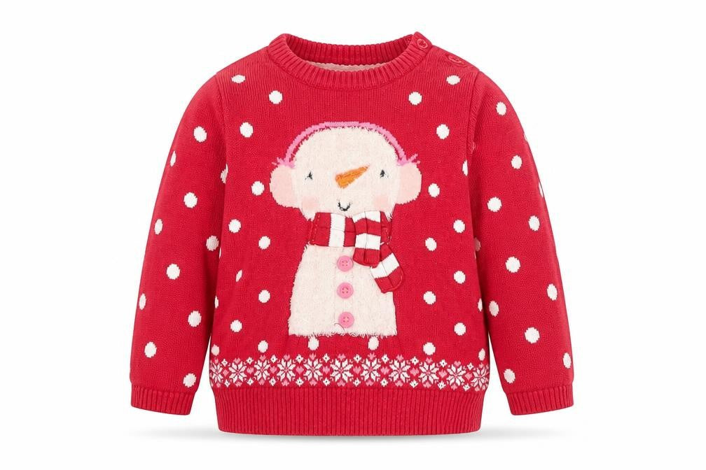 Earlydays Girls Purple Animal Print  Pullover Jumper Size 6-9 Months