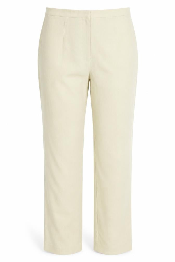 Portafina Womens Beige   Dress Pants Trousers Size 14 L29 in