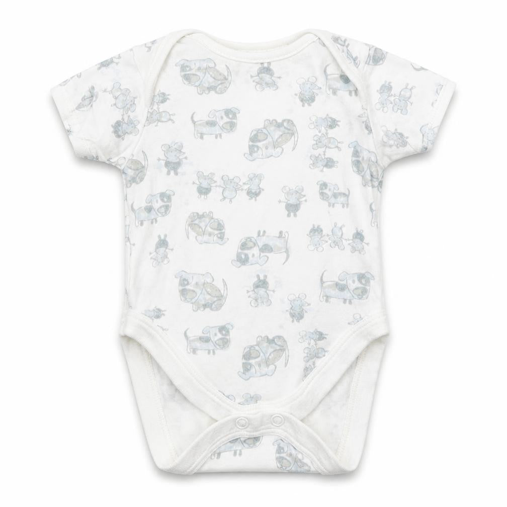 NEXT Baby White   Romper One-Piece Size 0-3 Months  - Dogs & Mice