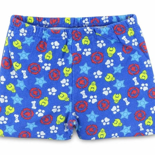 Mini Club Boys Blue Geometric   Sleep Shorts Size 3-4 Years