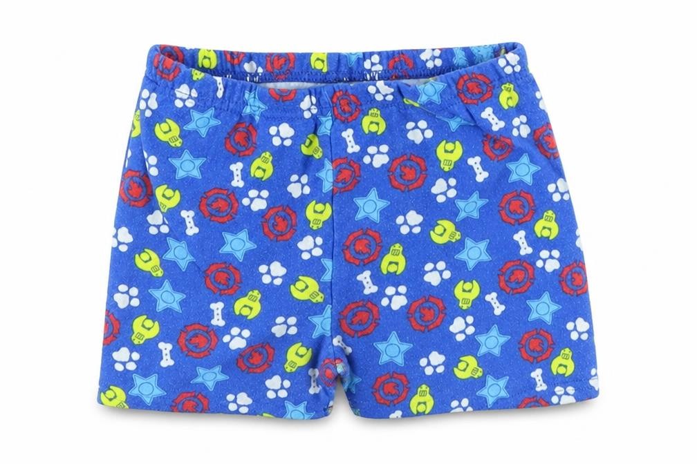 Mini Club Boys Blue Geometric   Sleep Shorts Size 3-4 Years