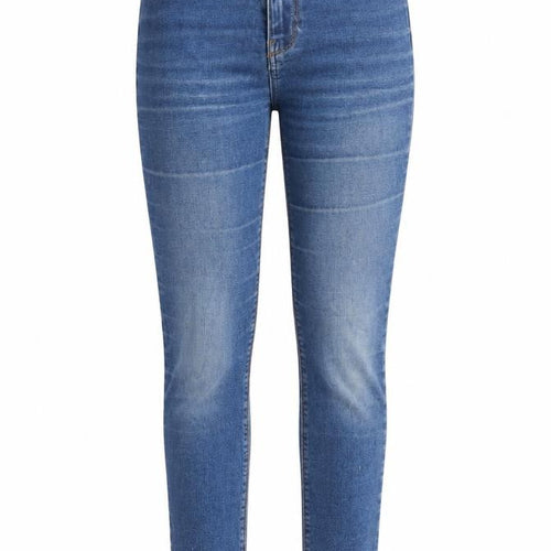 Peacocks Womens Blue  Denim Skinny Jeans Size 8 L27 in
