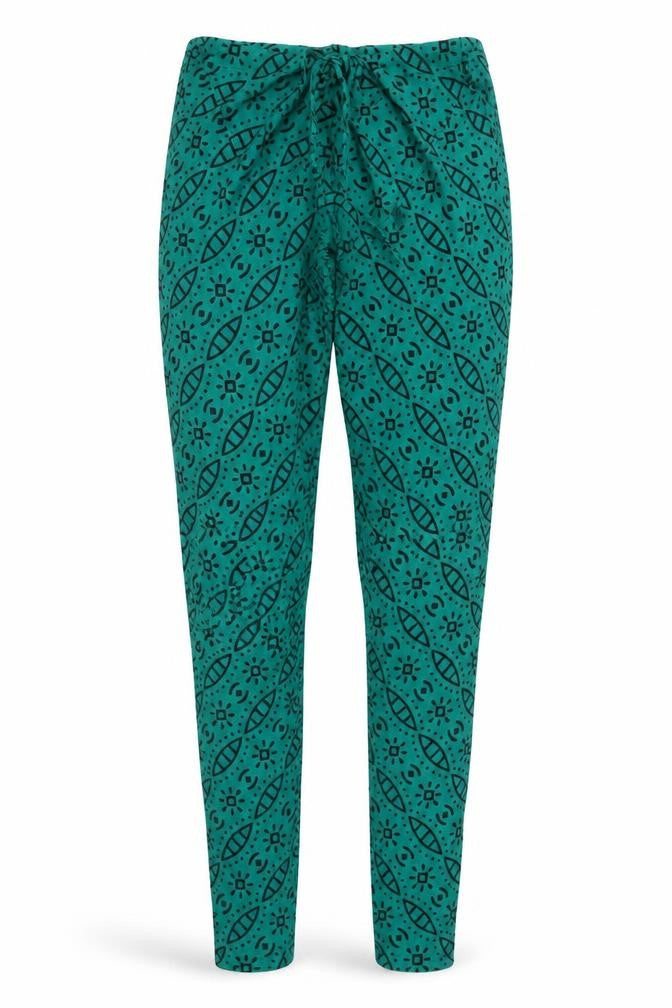 Preworn Womens Grey Geometric  Harem Trousers Size M L30 in