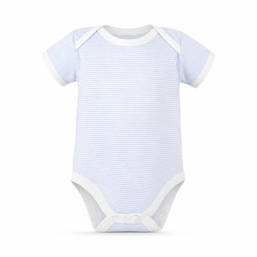 Jonelle Baby Blue Striped  Babygrow One-Piece Size 6-9 Months