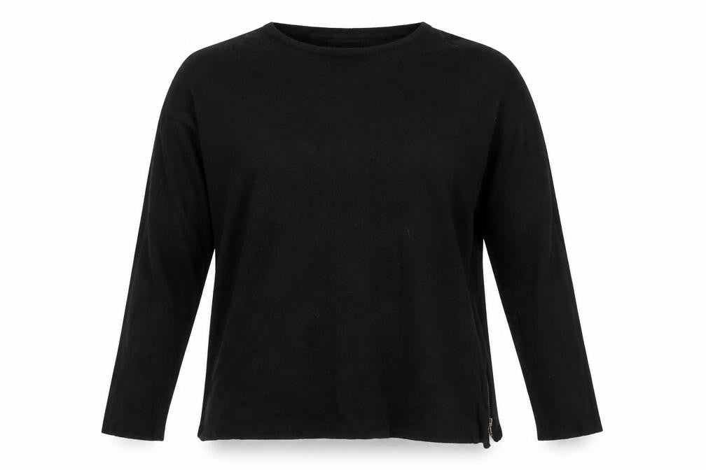 Front view of Atmosphere women’s black jumper, size XL