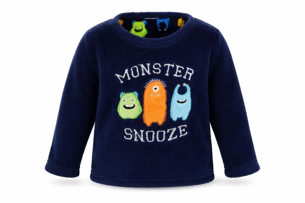 Front view of Preworn boys’ blue solid pyjama top, size 4-5, years