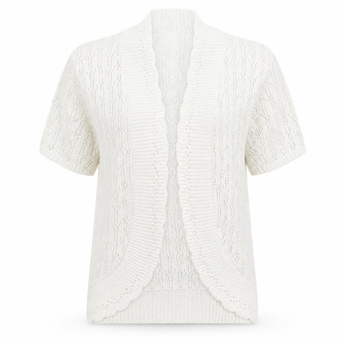 Pure Fashion Womens White   Cardigan Jumper Size S