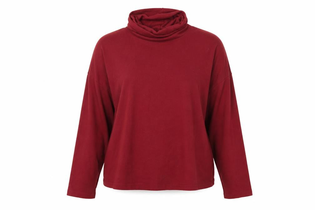 Front view of Primark women’s red jumper, size XL