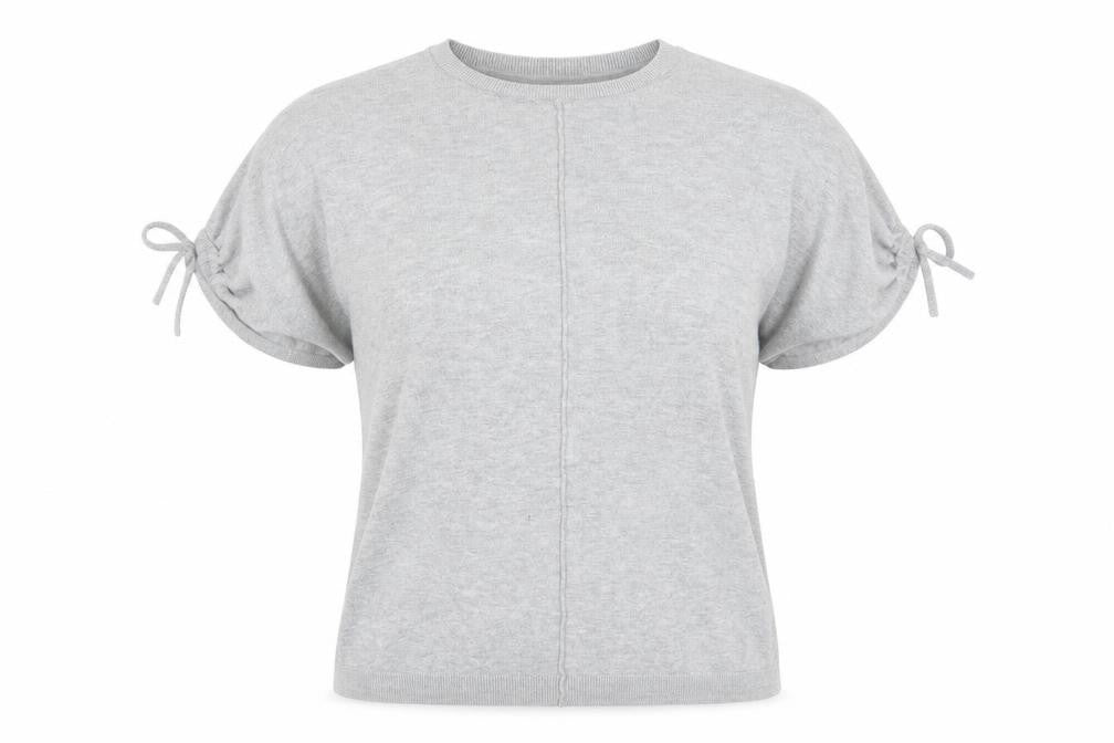Front view of F&F women’s grey jumper, size UK 8