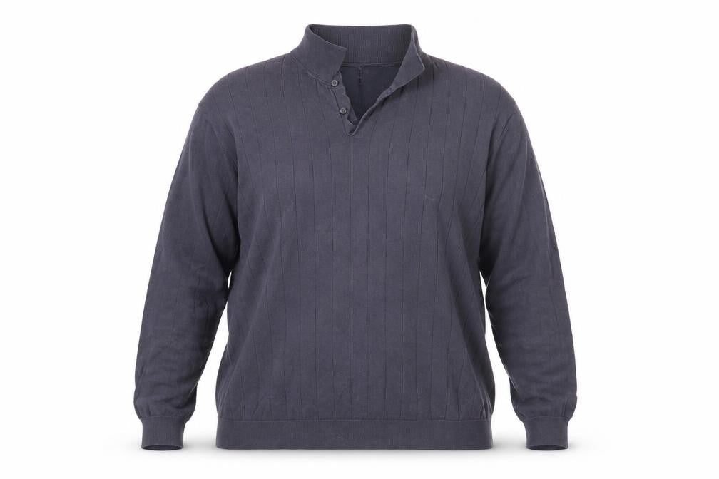 Front view of Marks & Spencer women’s grey jumper, size 2XL