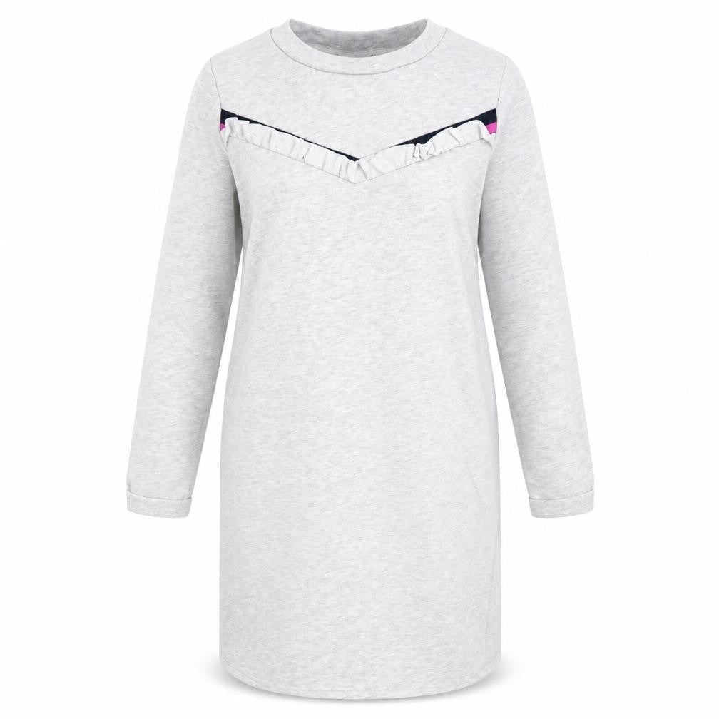 Front view of Yessica women’s grey shift, size S