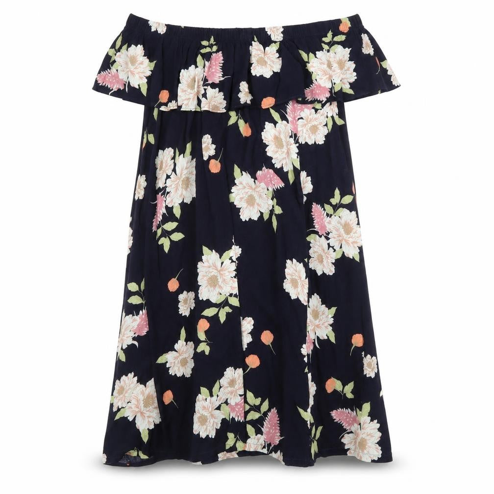 Dorothy Perkins Womens Blue Floral  A-Line  Size 14