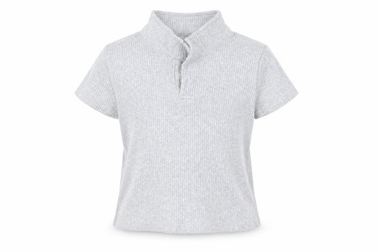 Front view of Matalan Baby Grey Basic T-Shirt, size 18-24, Months