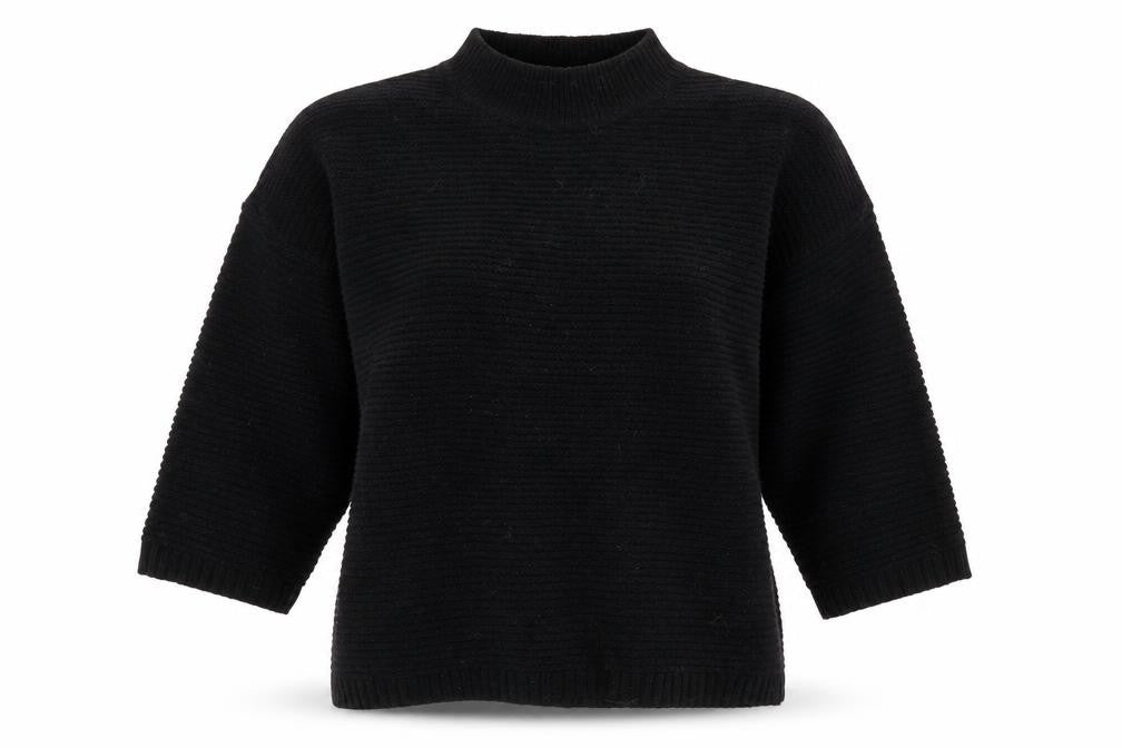 Front view of Missguided women’s black jumper, size L