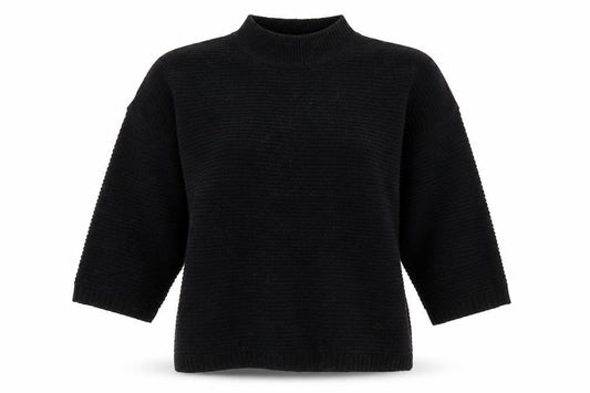 Front view of Missguided women’s black jumper, size L