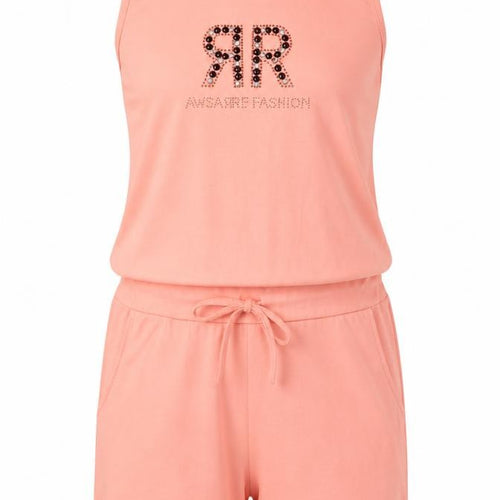 AWSARRE Womens Pink   Playsuit One-Piece Size M L5 in - Peach / Coral