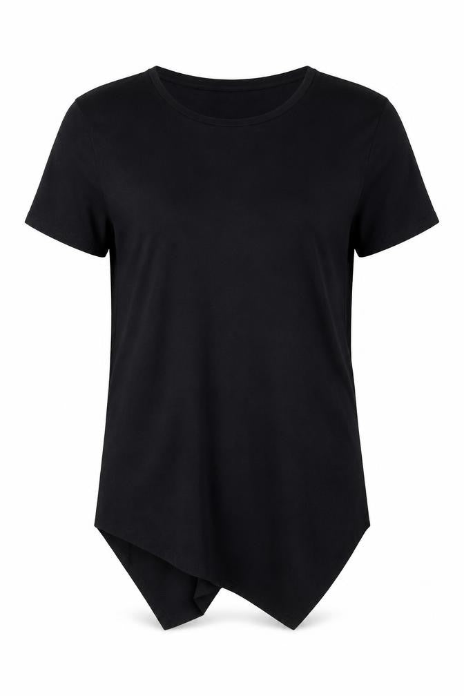 Front view of RESERVED men’s black t-shirt, size XS