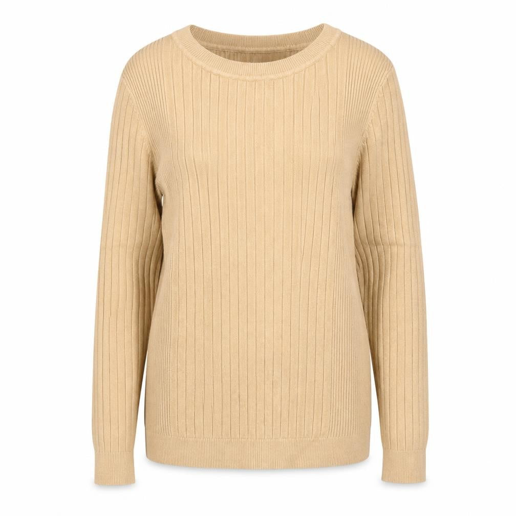 Front view of New Look women’s beige jumper, size UK 16