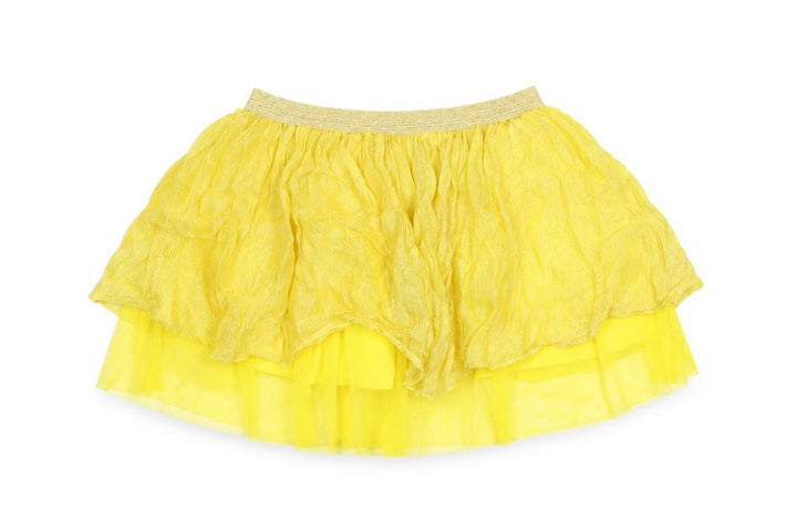 Mango Womens Yellow Flare Skirt Size S