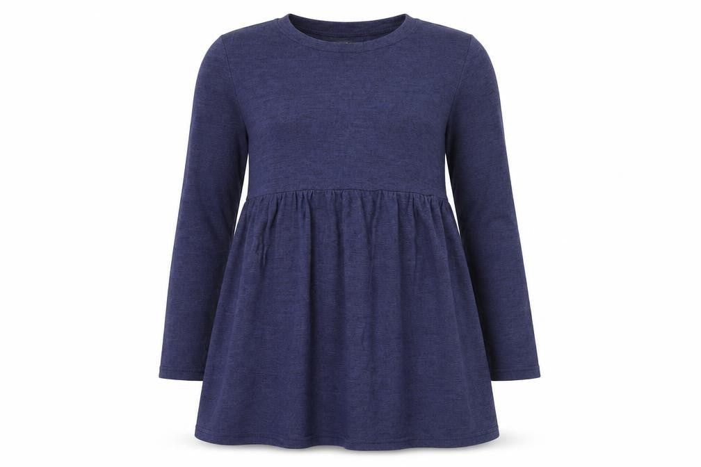 Front view of Studio women’s blue shift, size UK 12