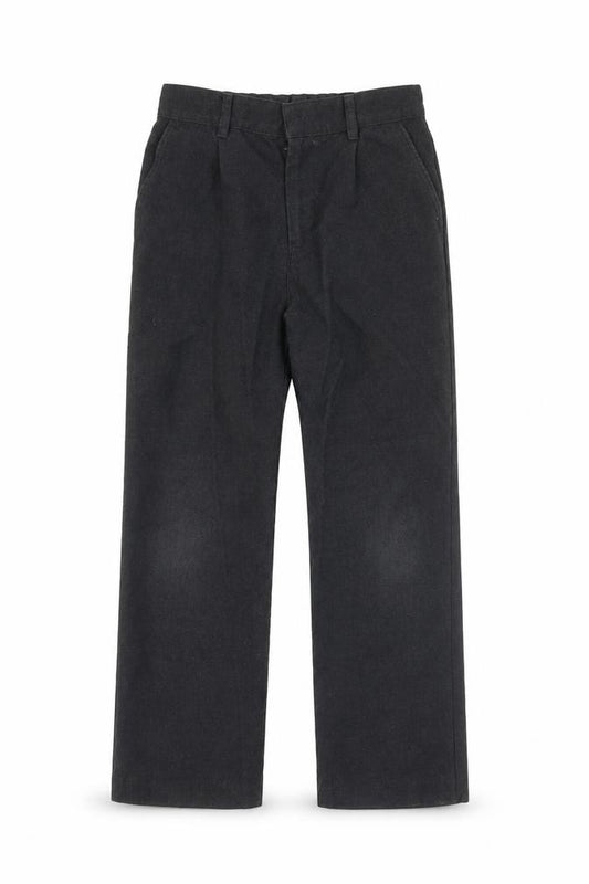 Front view of F&F boys’ black dress pants trousers, size 7, years
