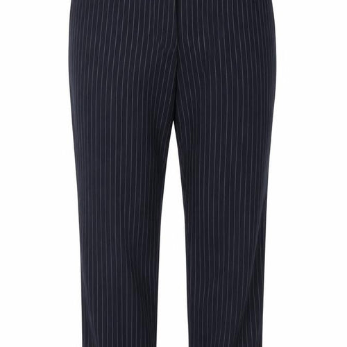 Katherine Barclay Womens Blue Striped  Trousers  Size 14 L30 in
