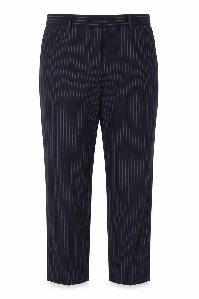 Katherine Barclay Womens Blue Striped  Trousers  Size 14 L30 in