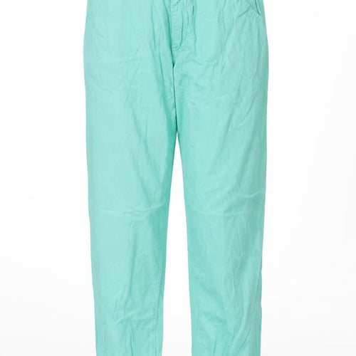 Carl Cry Womens Blue   Chino Trousers Size 24 in L29 in