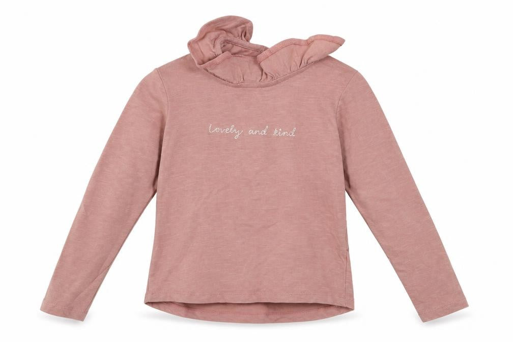 Front view of Tu girls’ pink basic t-shirt, size 2-3, years