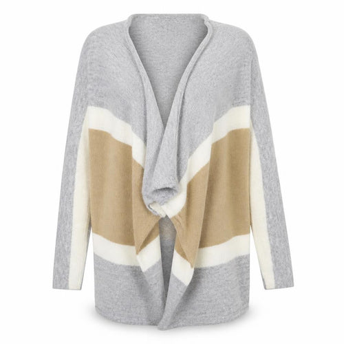 Dorothy Perkins Womens Multicoloured Striped Knit Wrap Jumper Size 10