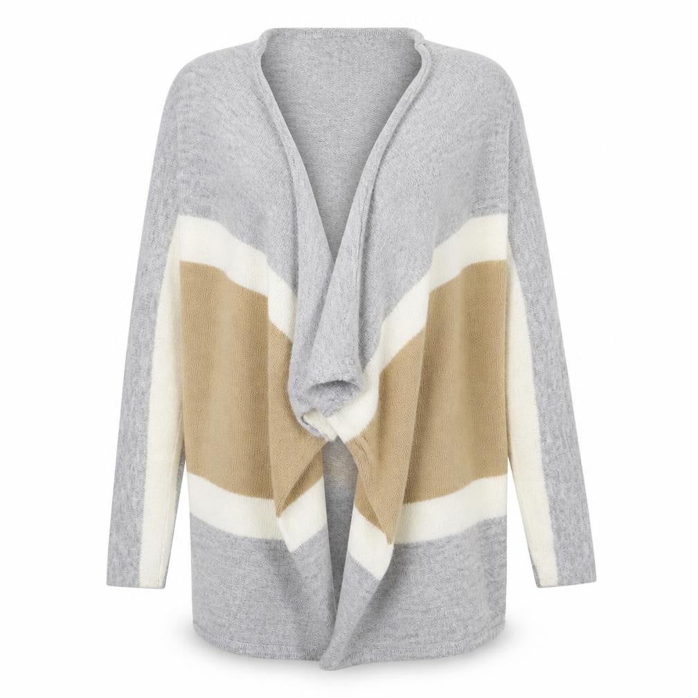 Dorothy Perkins Womens Multicoloured Striped Knit Wrap Jumper Size 10